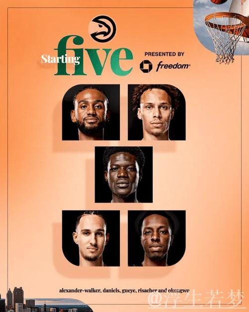 老鹰首发阵容:奥孔古、约翰逊、沃克、里萨谢、丹尼尔斯 老鹰首发阵容:奥孔古、约翰逊、沃克、里萨谢、丹尼尔斯